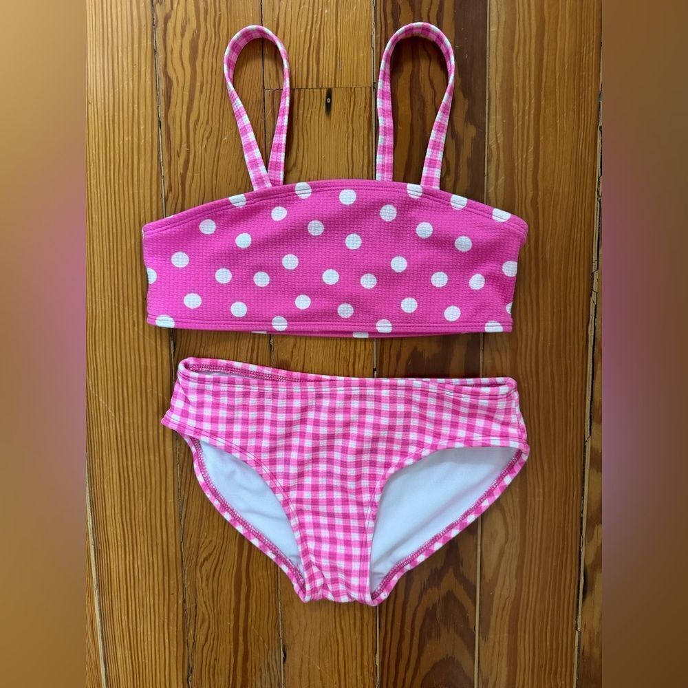 Cat and Jack Pink Gingham Bikini